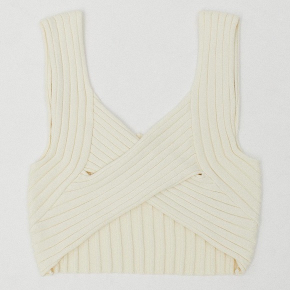 Urban Outfitters Wren Wrap Front Sweater Top. Size small - Picture 2 of 5